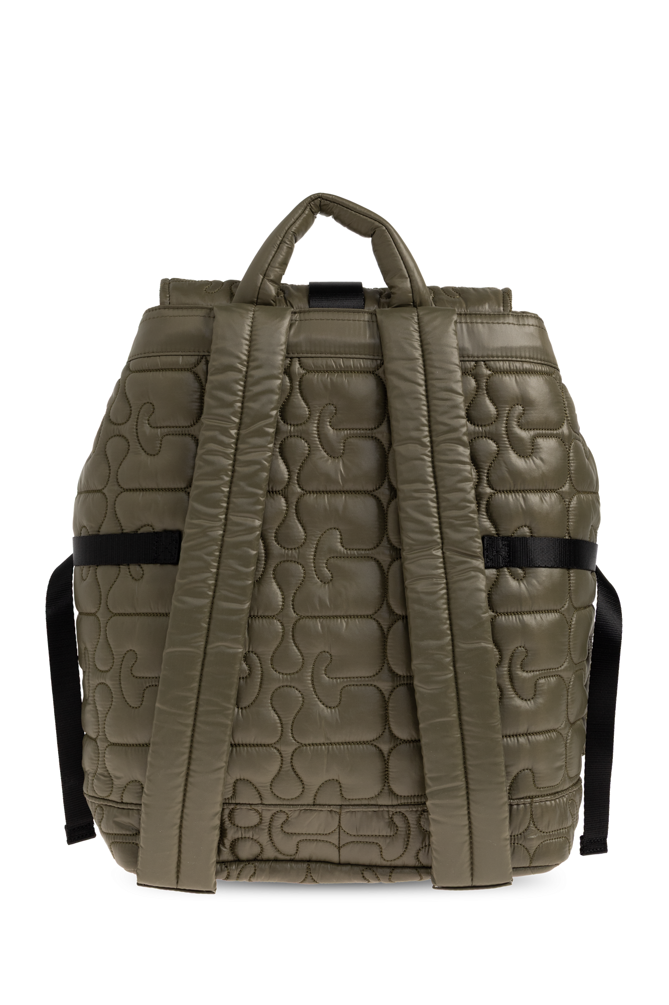 Green Quilted backpack Ganni - Vitkac GB